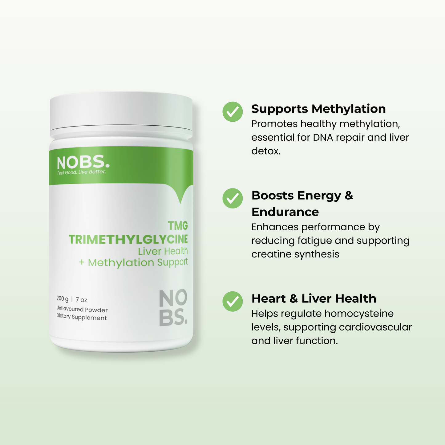 TMG Trimethylglycine Unflavoured Powder